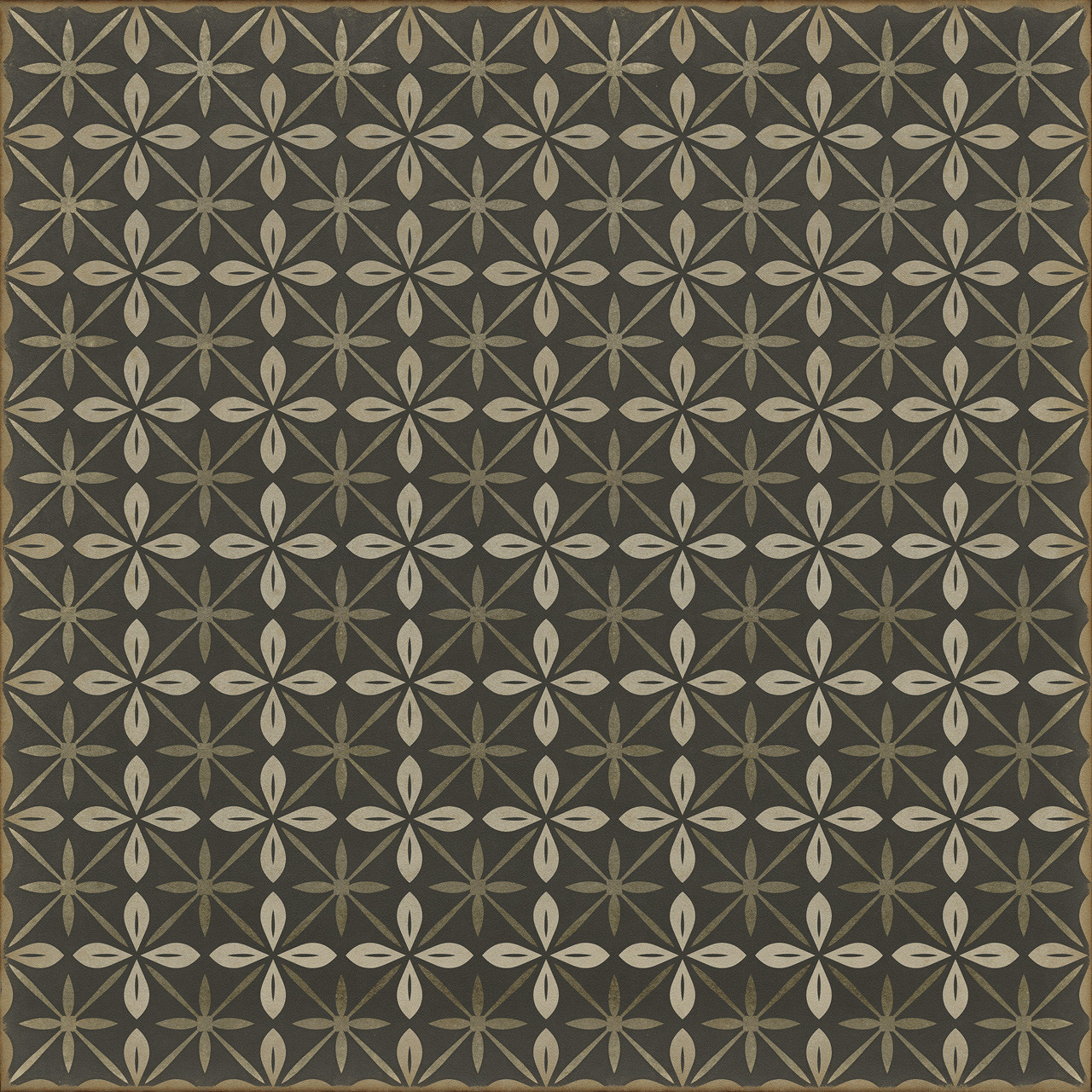 Pattern 81 The Transport Cafe - vinyl floor cloth sizes 60x60, 72x72