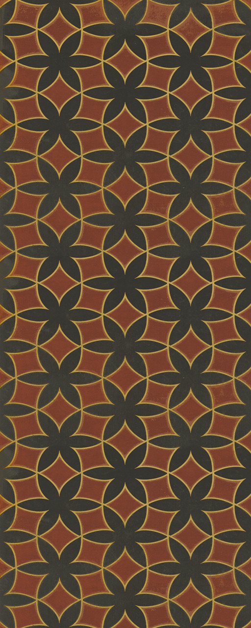 Pattern 79 Gone With the Wind - vinyl floor cloth sizes 30x75, 36x90