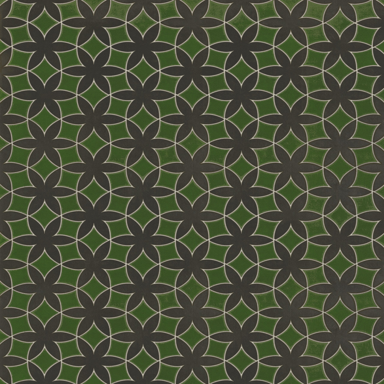 Pattern 79 How Green was my Valley - vinyl floor cloth sizes 60x60, 72x72