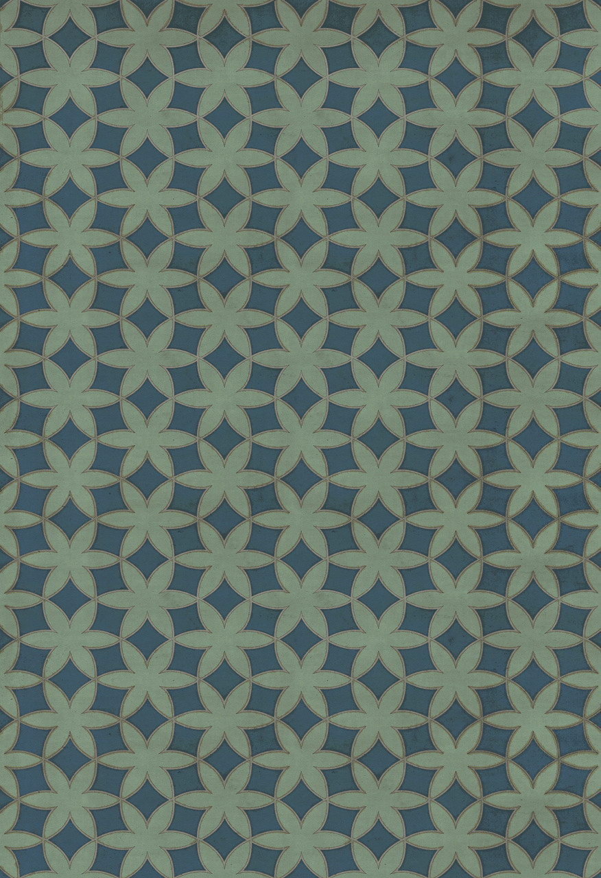 Pattern 79 Singing in the Rain - vinyl floor cloth sizes 52x76, 70x102
