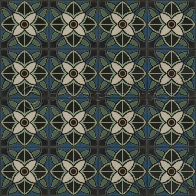 Pattern 80 Bette Davis - vinyl floor cloth sizes 36x36, 48x48