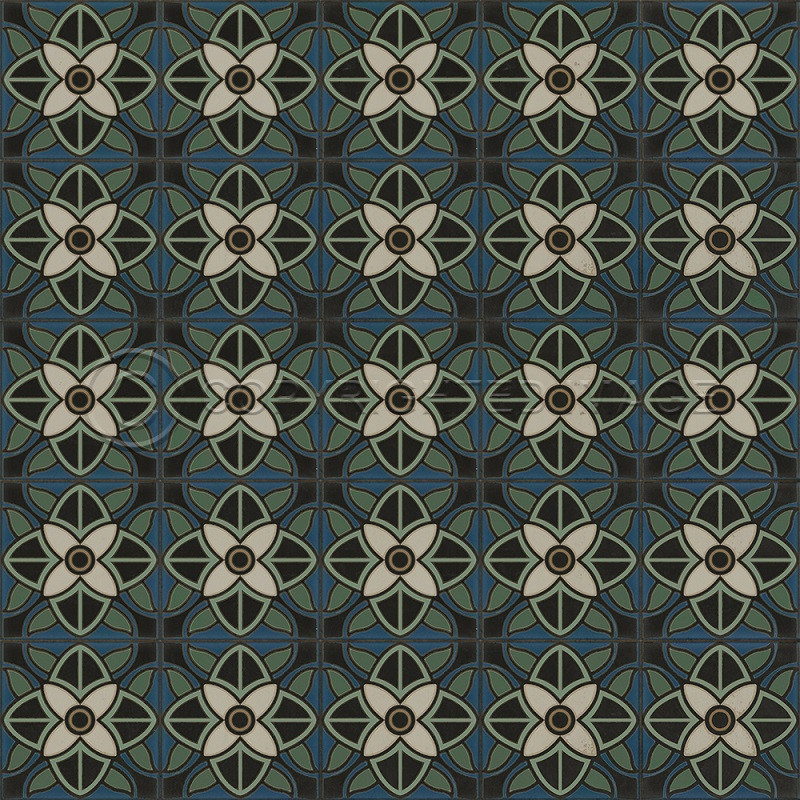 Pattern 80 Bette Davis - vinyl floor cloth sizes 60x60, 72x72