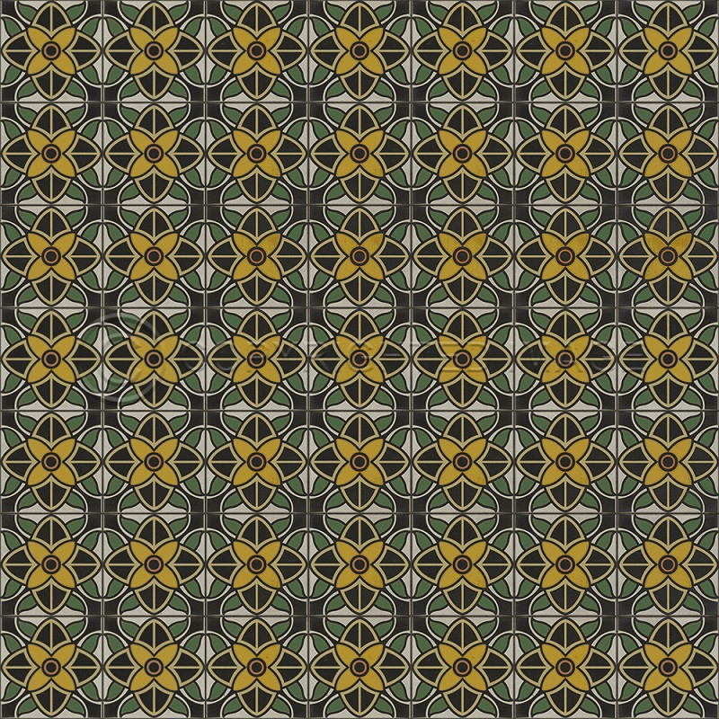 Pattern 80 Jean Harlow - vinyl floor cloth sizes 96x96, 120x120