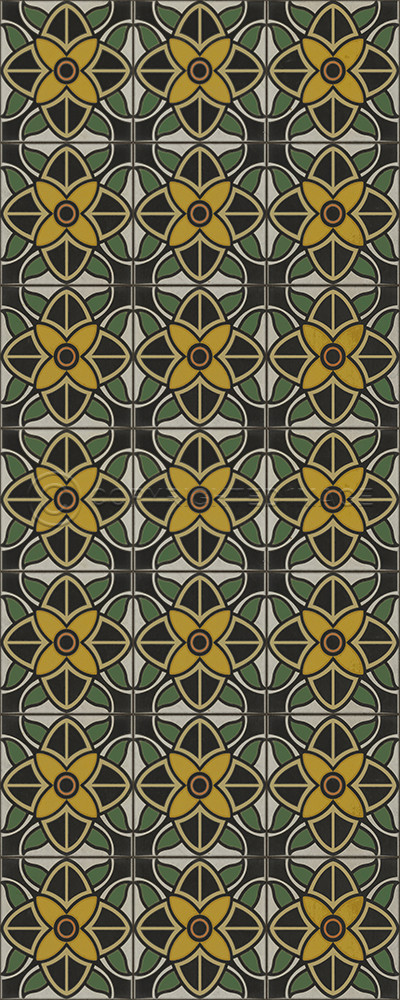 Pattern 80 Jean Harlow - vinyl floor cloth sizes 30x75, 36x90