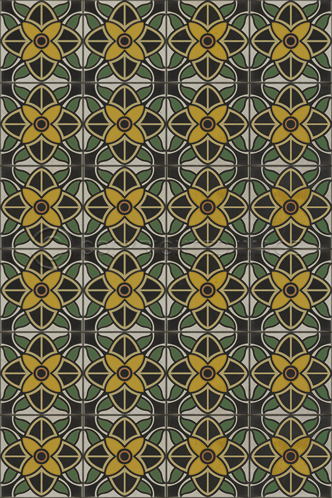 Pattern 80 Jean Harlow - vinyl floor cloth sizes 20x30, 24x36, 30x44, 38x56