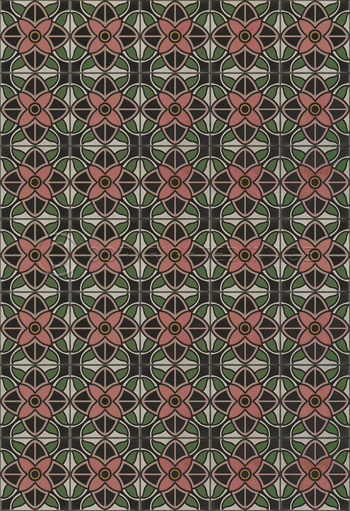 Pattern 80 Shirley Temple - vinyl floor cloth sizes 52x76, 70x102