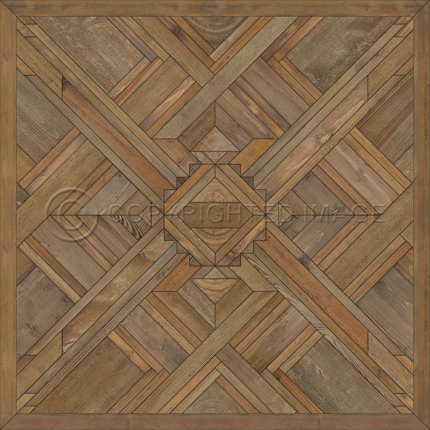 Appalachian: A Brighter World - vinyl floor cloth sizes 36x36, 48x48