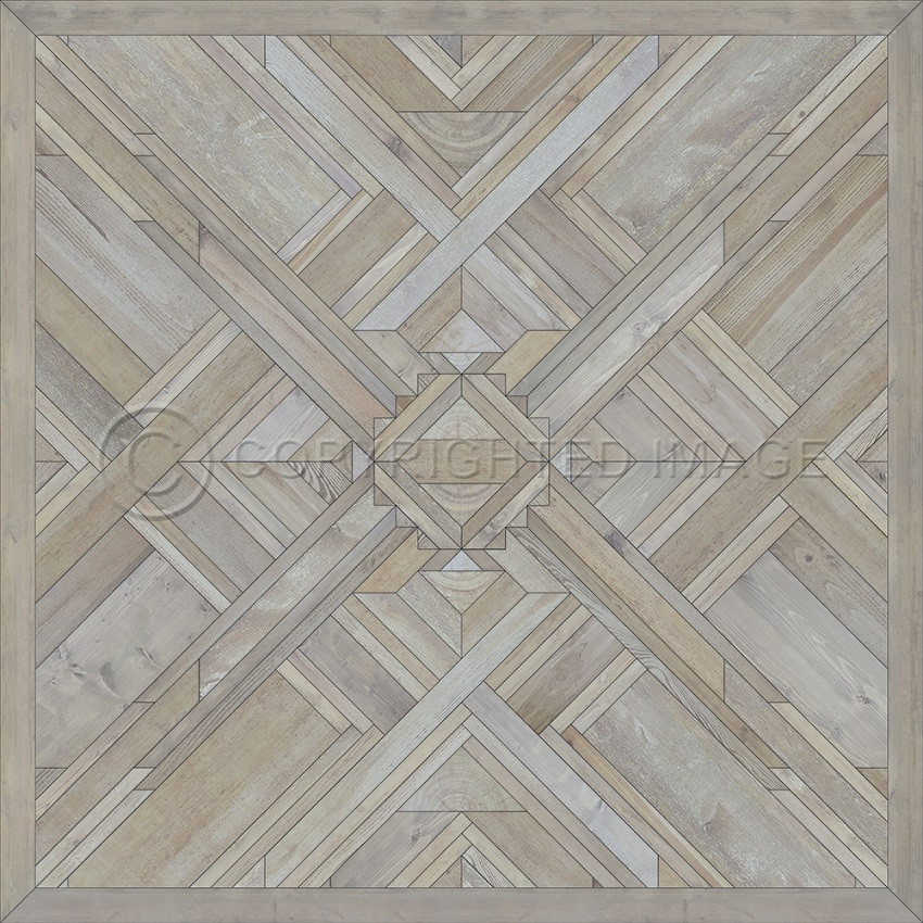 Appalachian: The Fog has Risen - vinyl floor cloth sizes 60x60, 72x72