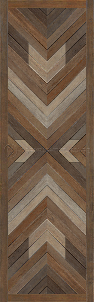 Bohemian: Bohemia Proper - vinyl floor cloth sizes 24x77, 30x96, 36x115, 26x83