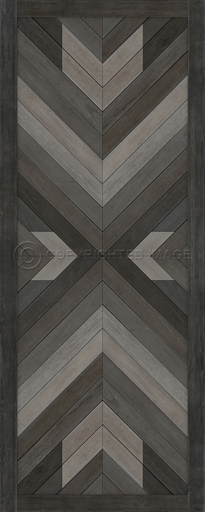 Bohemian: Bohemia After Dark - vinyl floor cloth sizes 36x90, 30x75