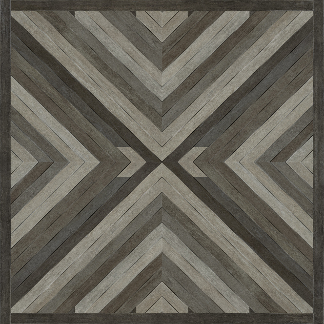 Bohemian: Bohemia After Dark - vinyl floor cloth 84x84