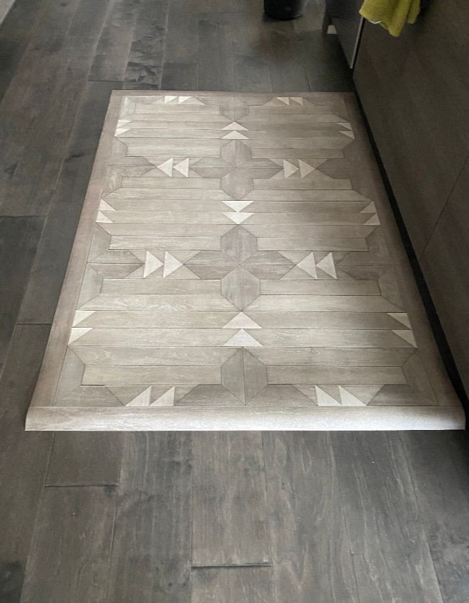 Carpathian: Austria - vinyl floor cloth