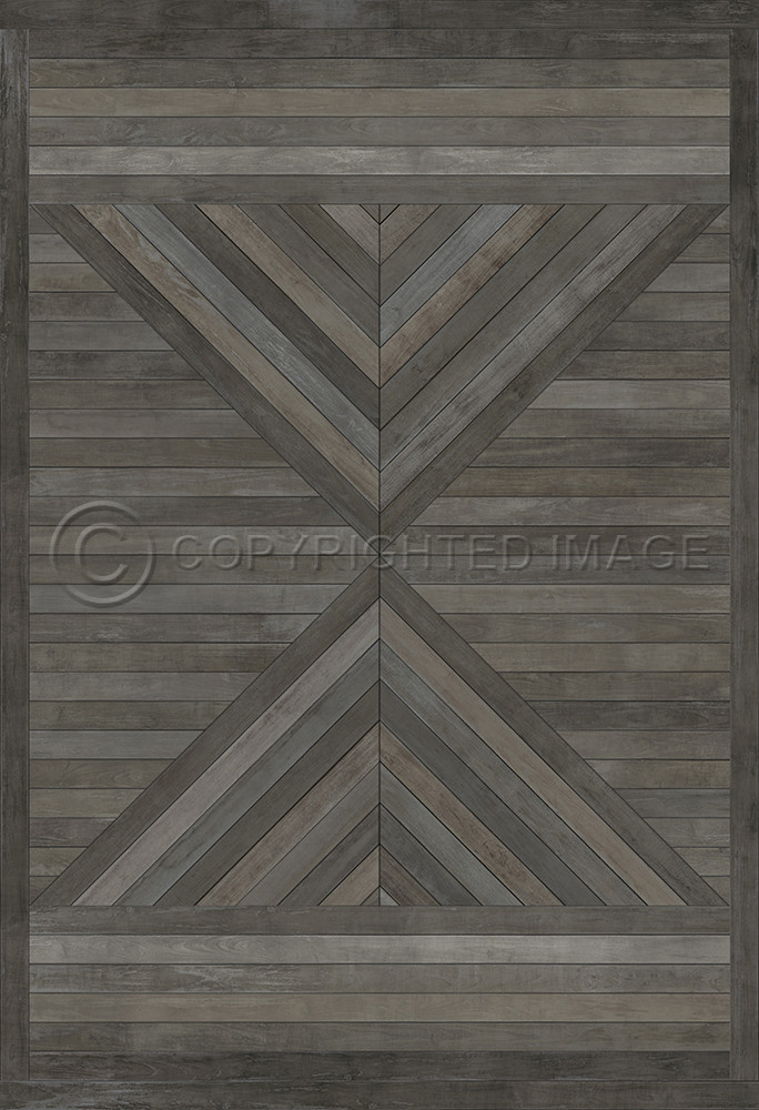 Hoia Knowledge is Stronger Than Memory - vinyl floor cloth sizes 52x76, 70x102