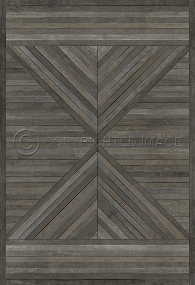 Hoia Knowledge is Stronger Than Memory - vinyl floor cloth sizes 96x140, 120x175