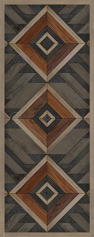 Yukon Cassiar - vinyl floor cloth sizes 36x90, 30x75