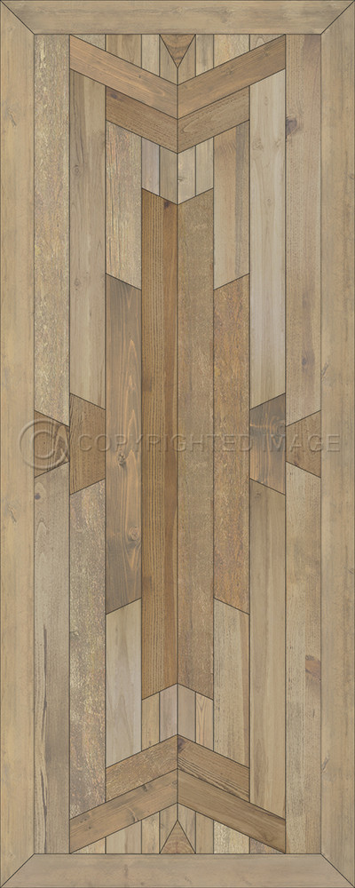 Native Of the Sun and Sky - vinyl floor cloth sizes 30x75, 36x90