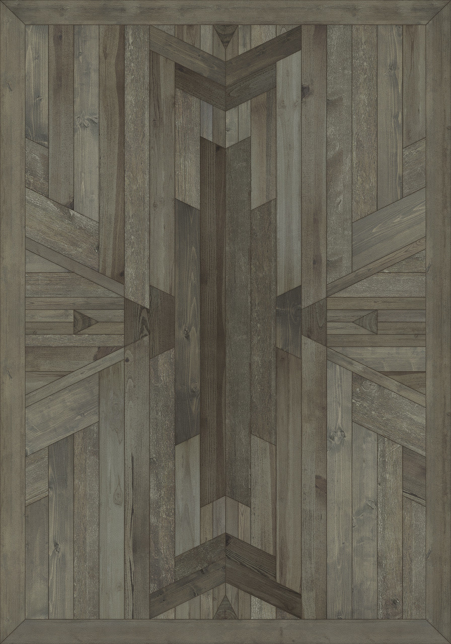 Native The Shadows - vinyl floor cloth sizes 52x76, 70x102, 84x120, 96x140, 120x175
