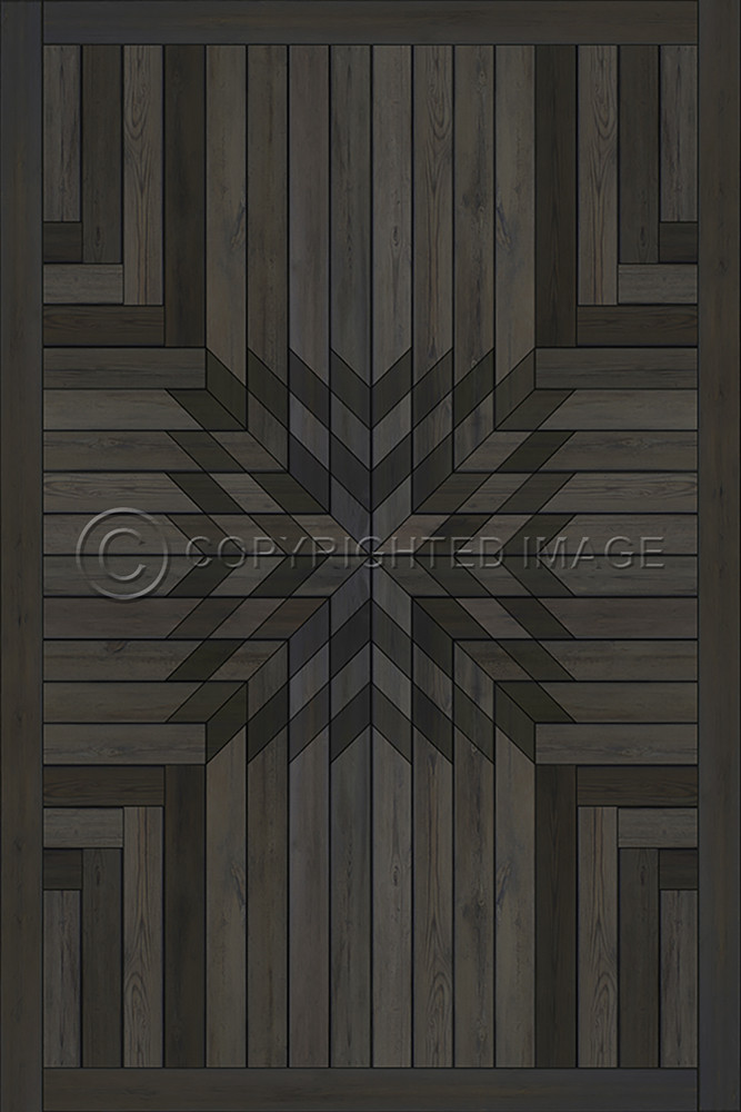 Trollheimen The Haunted Place - vinyl floor cloth sizes 24x36, 20x30, 30x44, 38x56