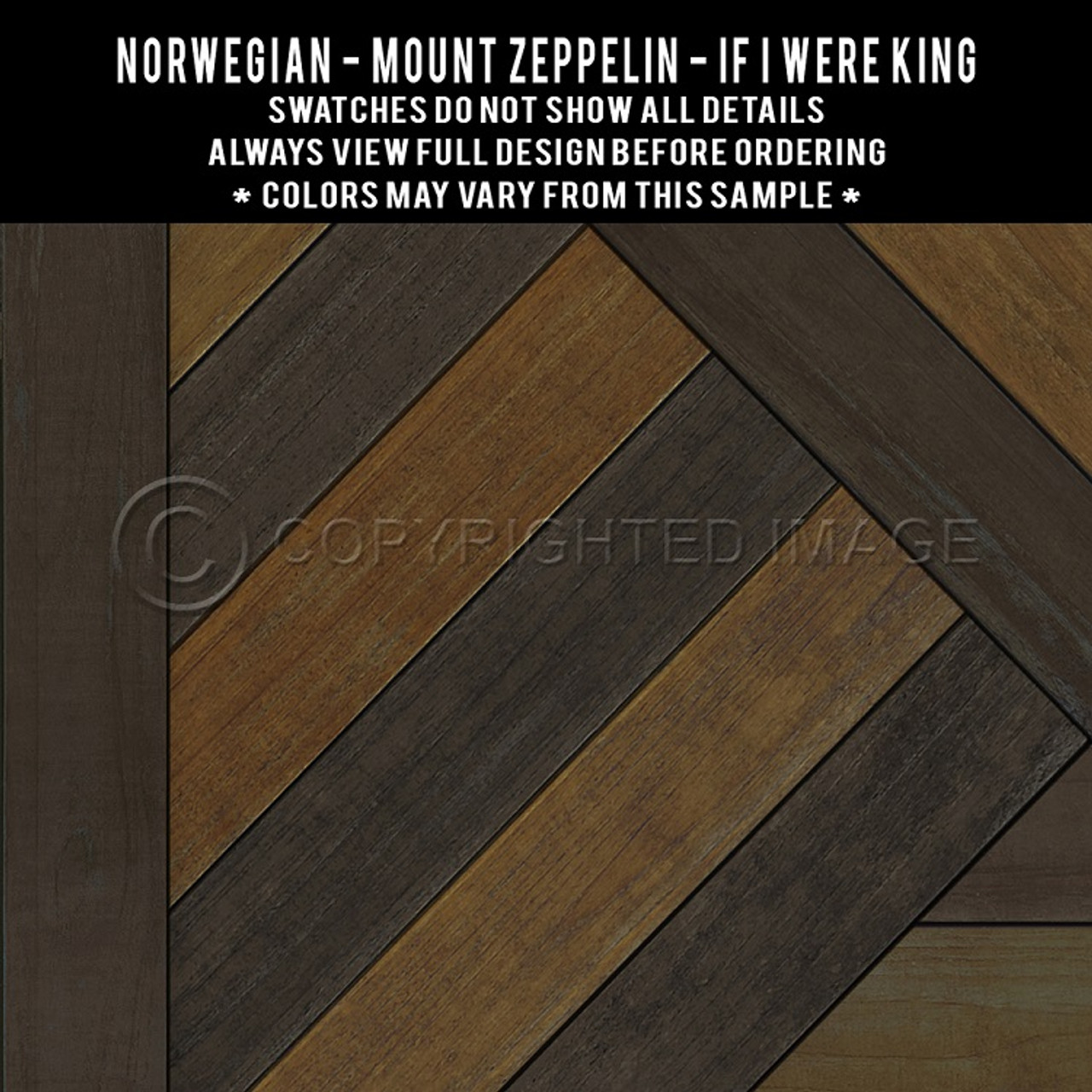 Swatches for Mount Zeppelin - vinyl floor cloth