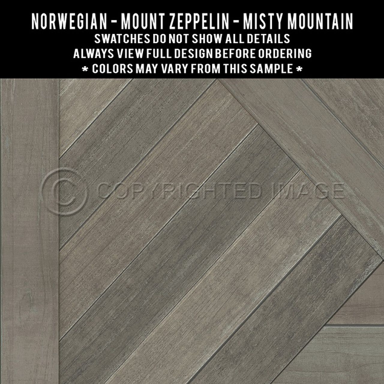 Swatches for Mount Zeppelin - vinyl floor cloth
