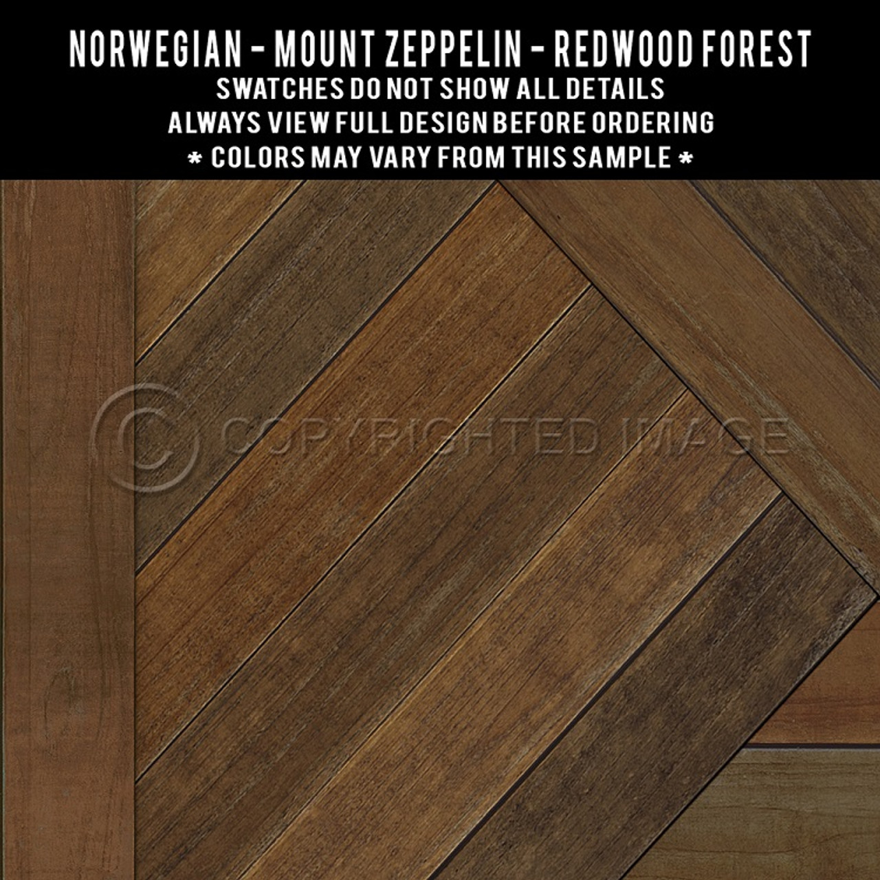 Swatches for Mount Zeppelin - vinyl floor cloth