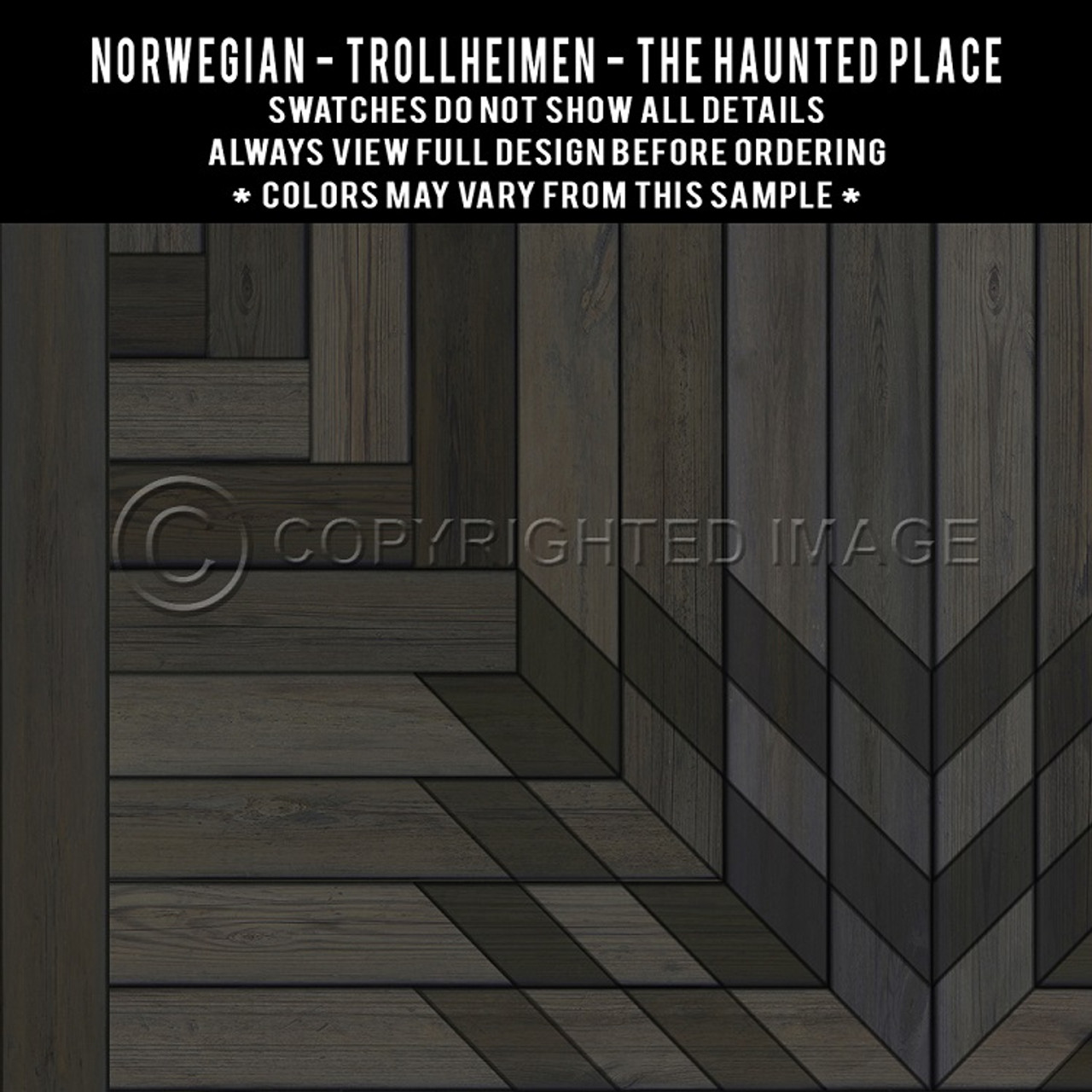 Swatches for Trollheimen - vinyl floor cloth
