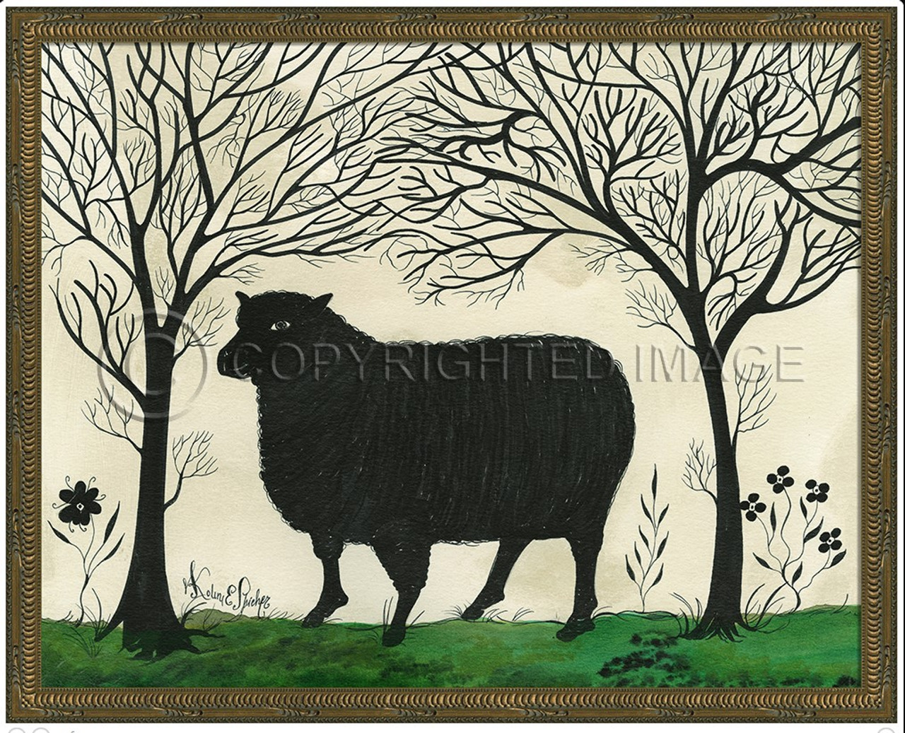 Animal Silhouette Sheep