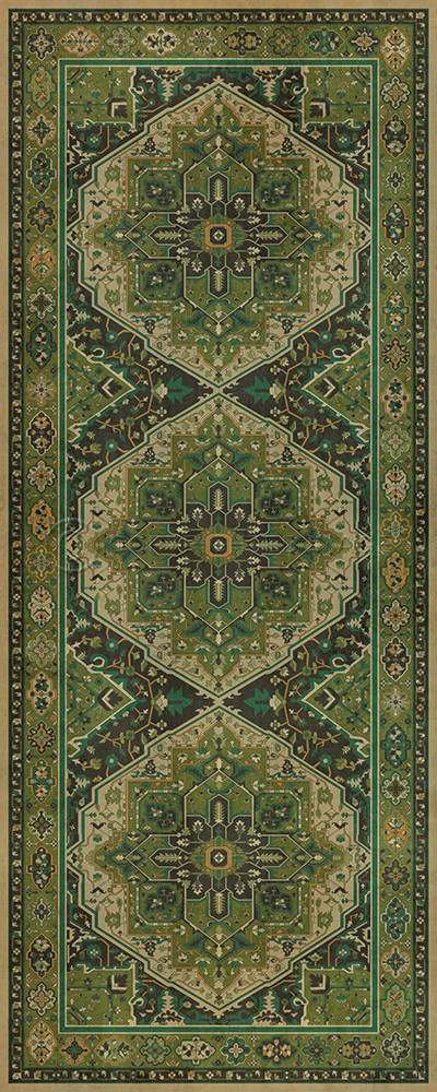 Camelot Camelot - vinyl floor cloth sizes 30x75, 36x90