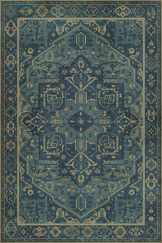 Camelot Gwydion - vinyl floor cloth sizes 52x76, 70x102, 84x120, 96x140, 120x175