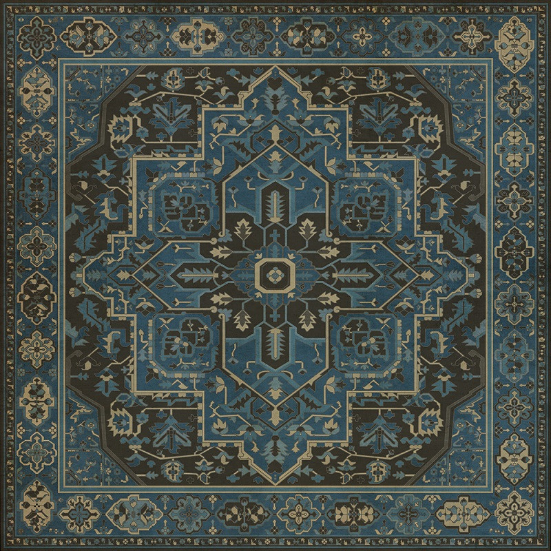Camelot Merlin - vinyl floor cloth image for all square sizes