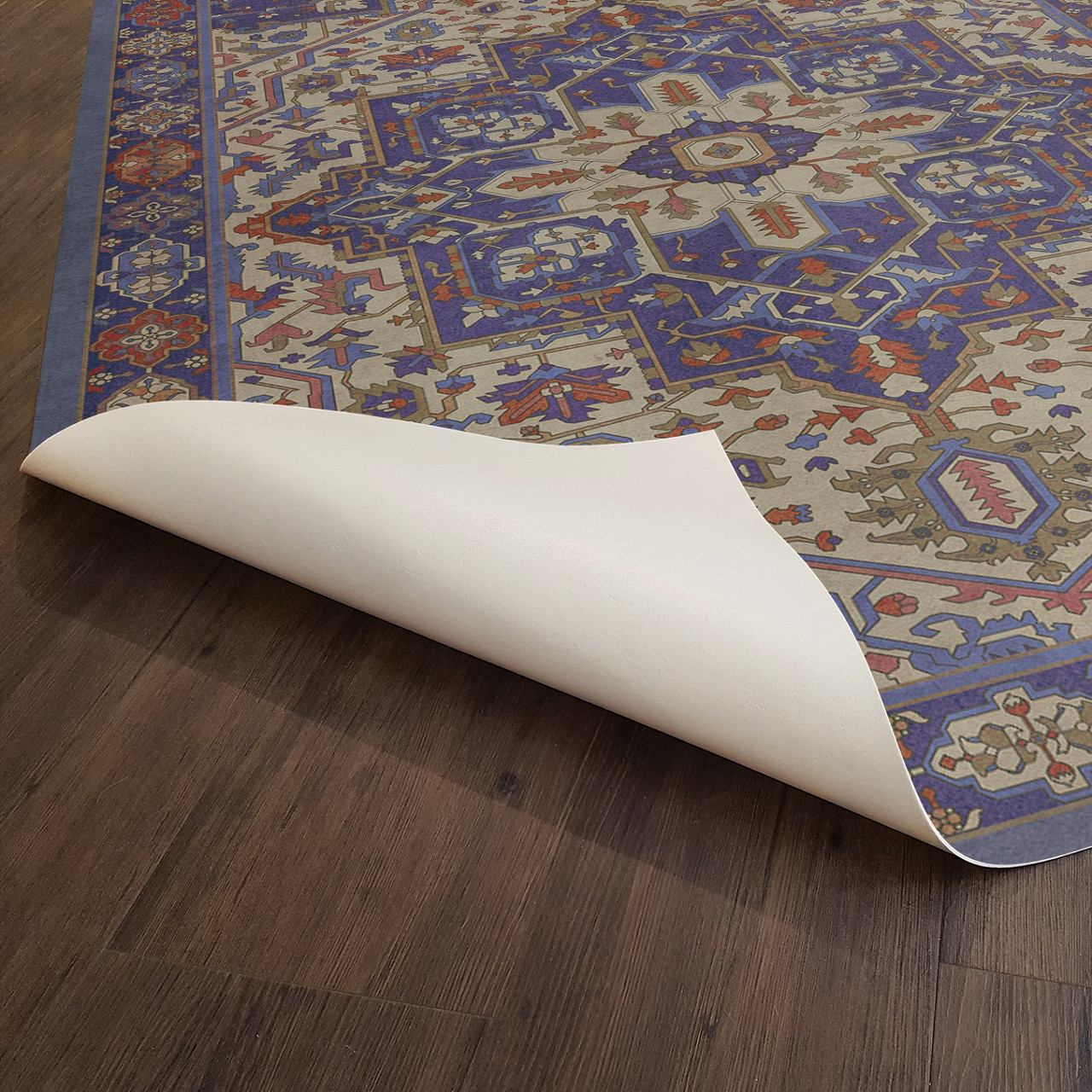 Camelot Morgana - vinyl floor cloth underside 