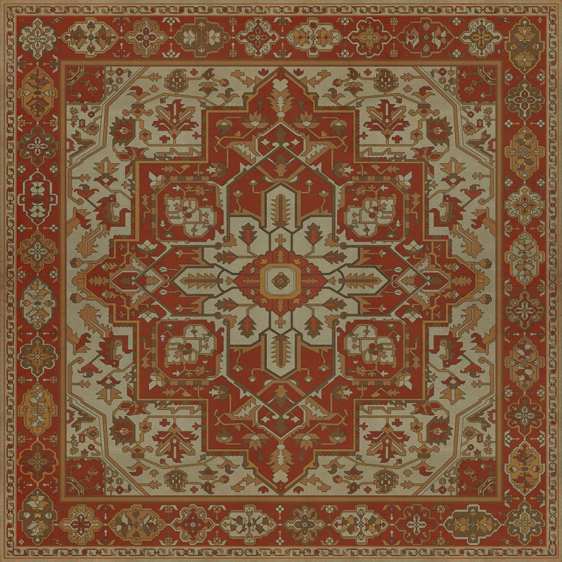 Camelot Sir Percival - vinyl floor cloth image, for all square sizes