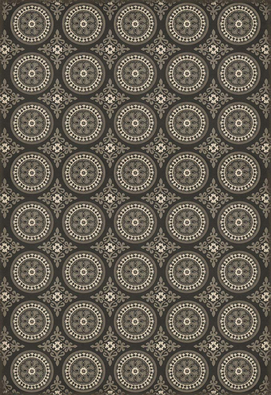 Pattern 43 Karma - vinyl floor cloth sizes 96x140, 120x175