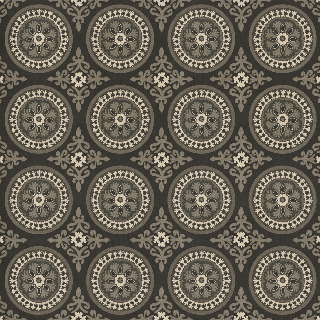 Pattern 43 Karma - vinyl floor cloth sizes 60x60, 72x72