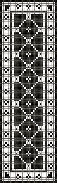 Mosaics A: Elmhurst Avenue sizes 24x77, 30x96, 26x83, 36x115