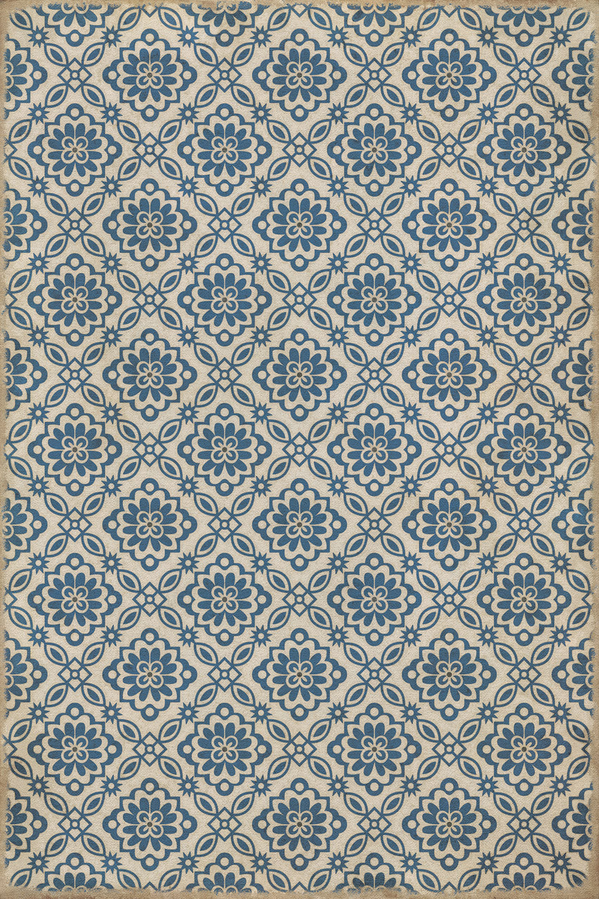 Williamsburg Bookbinder Miller - vinyl floor cloth sizes 20x30, 24x36, 38x56, 52x76, 70x102