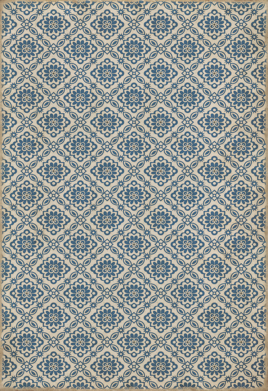Williamsburg Bookbinder Miller - vinyl floor cloth sizes 96x140, 120x175