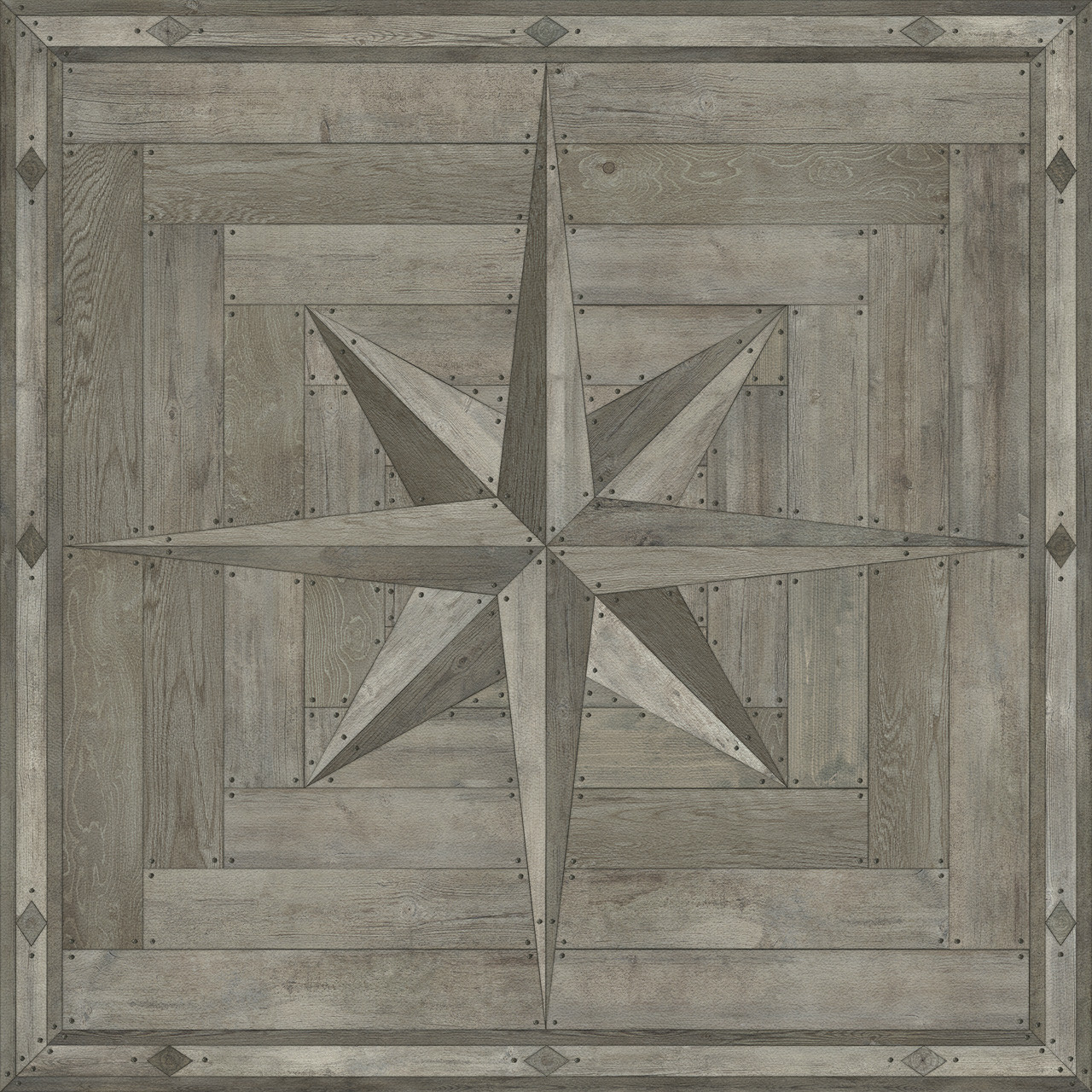 18th Century Joinery A Forest Grove - vinyl floor cloth Image for all square sizes