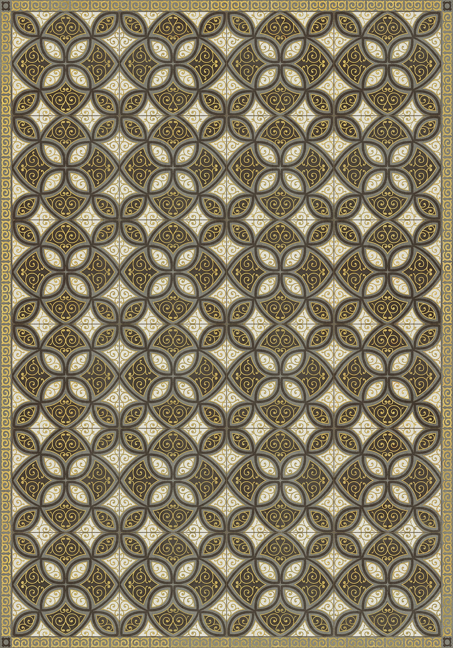 Pattern 25 Andreas - vinyl floor cloth size 84x120