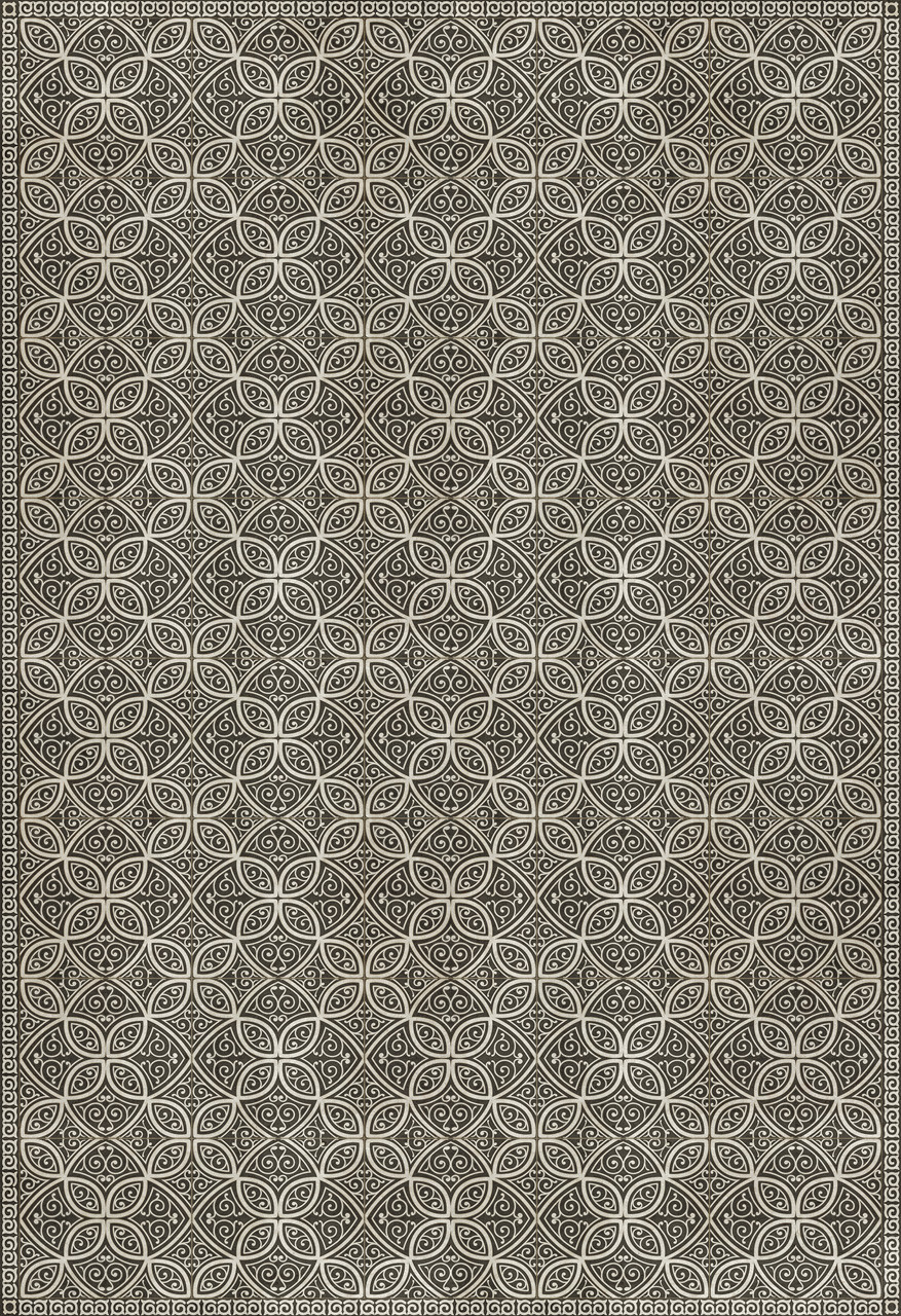 Pattern 25 Andreas - vinyl floor cloth sizes 96x140, 120x175