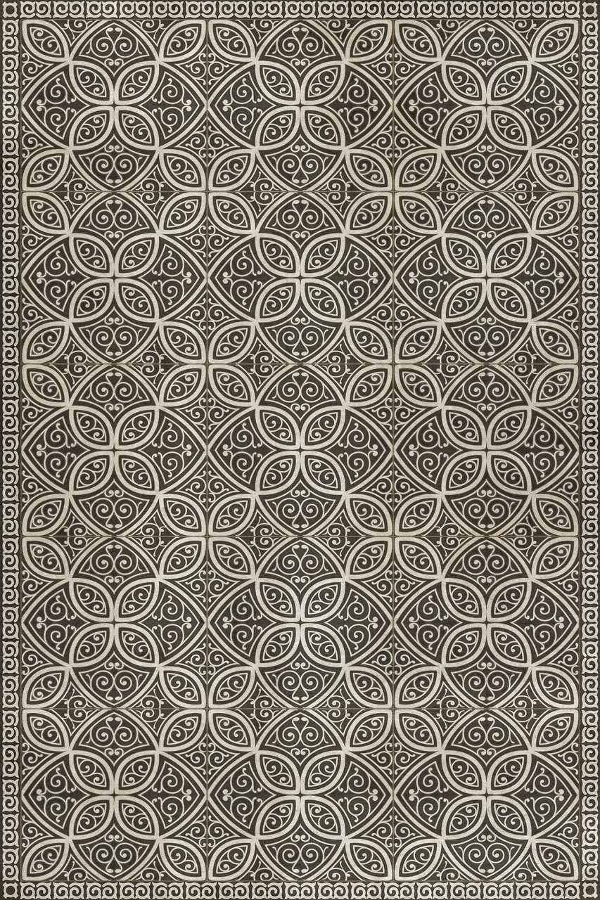 Pattern 25 Andreas - vinyl floor cloth sizes 20x30, 24x36, 30x44, 38x56, 52x76, 70x102