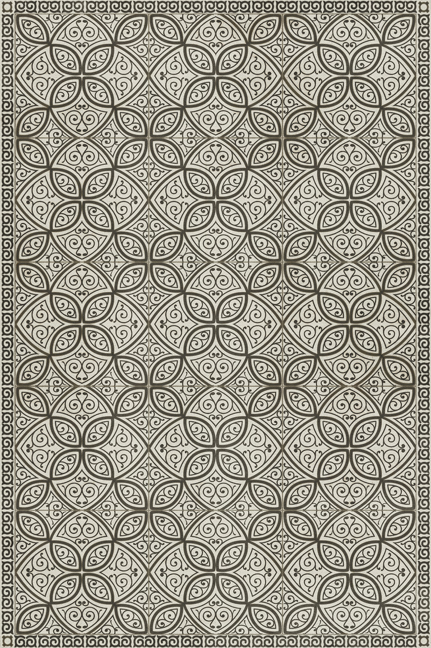Pattern 25 Geta - vinyl floor cloth sizes 20x30, 24x36, 30x44, 38x56, 52x76, 70x102