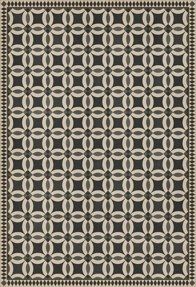 Wedding Ring Imogen - vinyl floor cloth sizes 96x140, 120x175