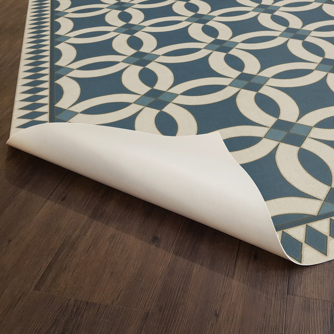 Wedding Ring Philippa - vinyl floor cloth underside 
