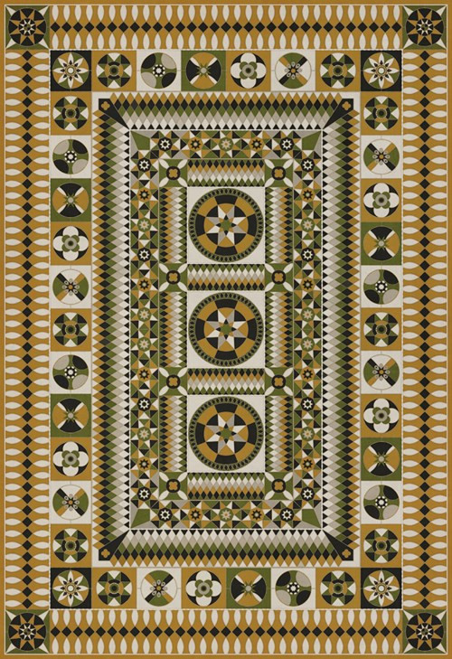 Swatches for Soldiers Quilt - vinyl floor cloths