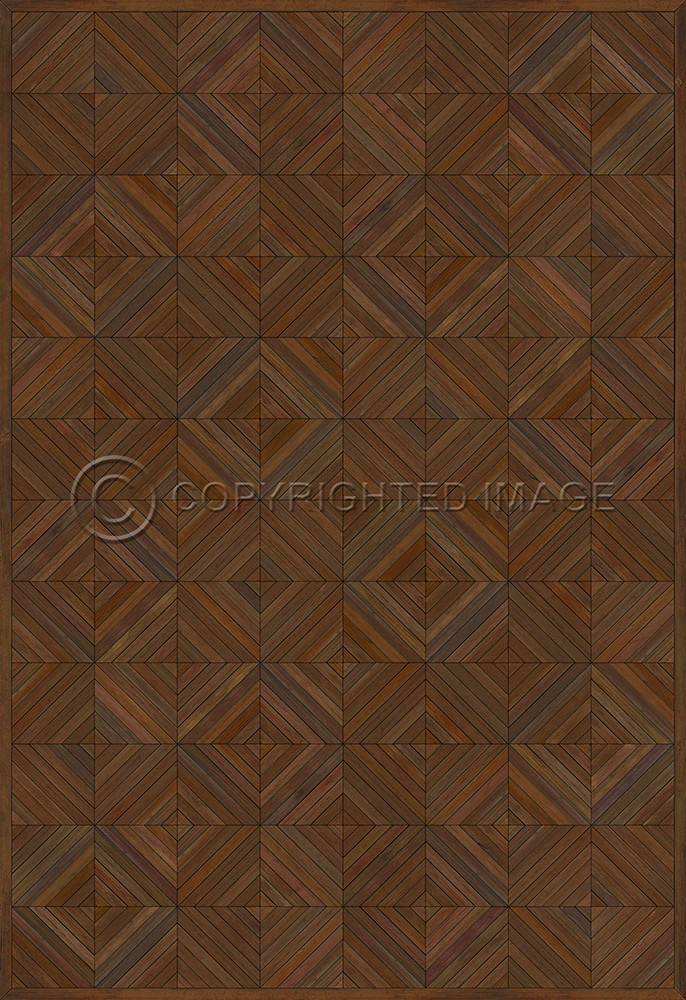 School of Thought A Quick Study - vinyl floor cloth sizes 52x76, 70x102