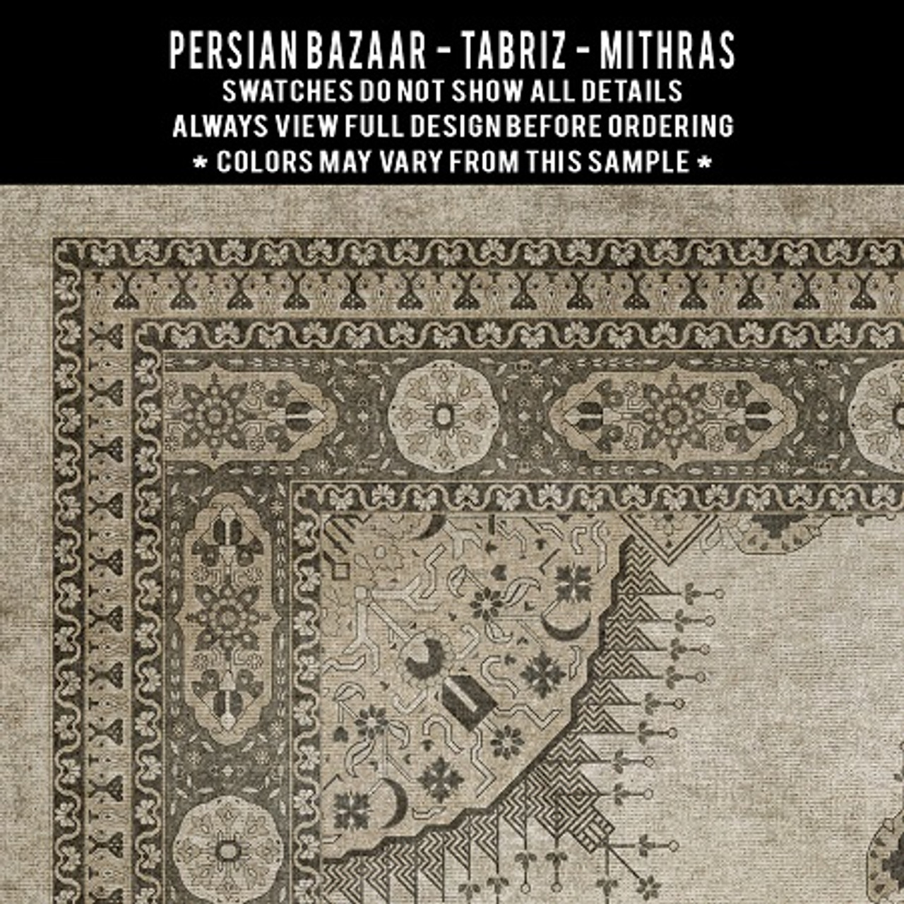 Swatches For Tabriz Vinyl Floor Cloths Pura Vida Home Gift