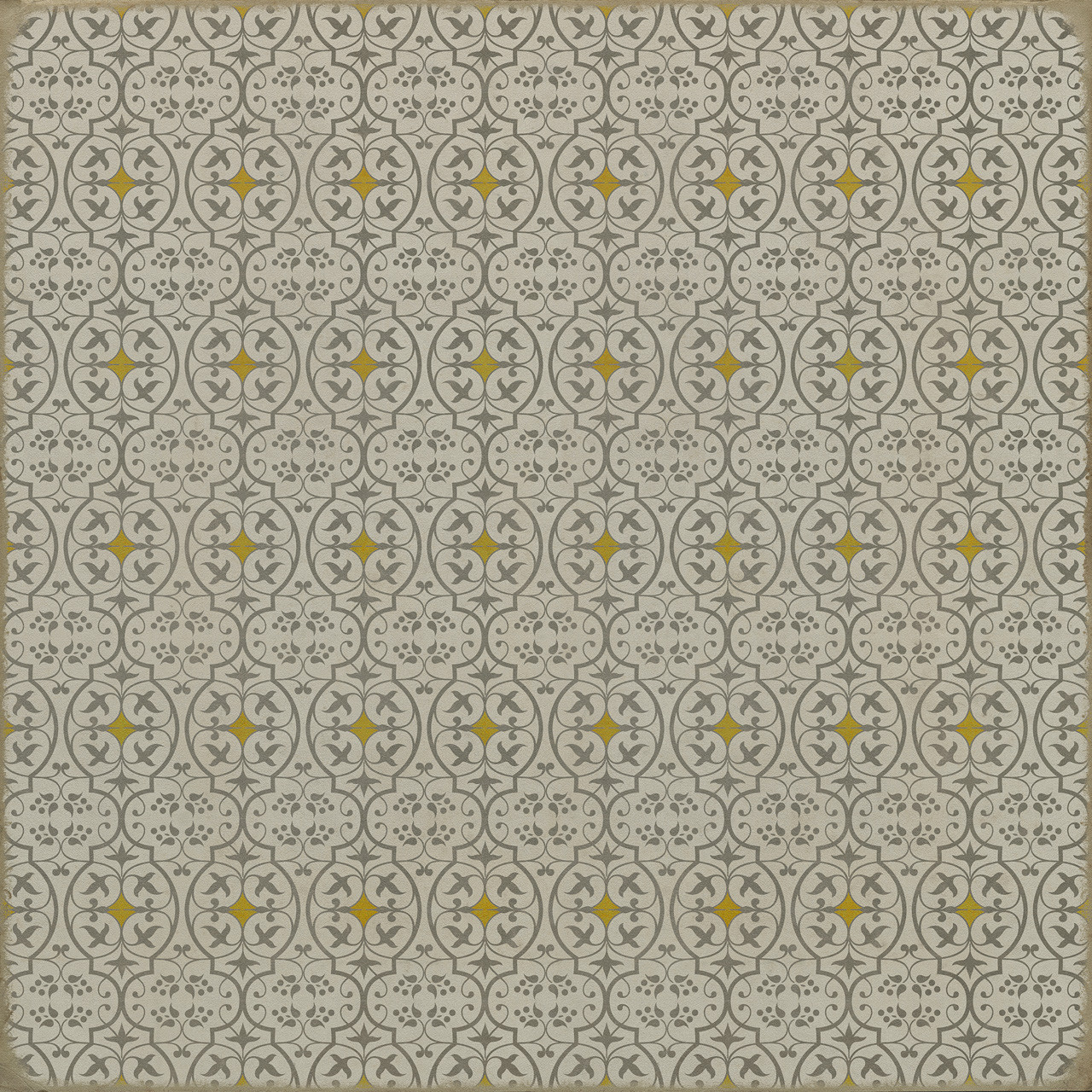 Pattern 51 The Fair and Debonair - vinyl floor cloth sizes 60x60, 72x72