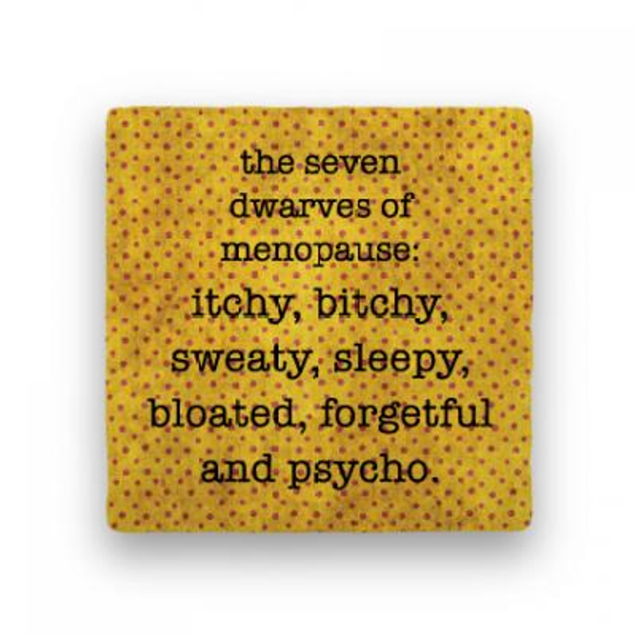 7 Dwarves drink coaster