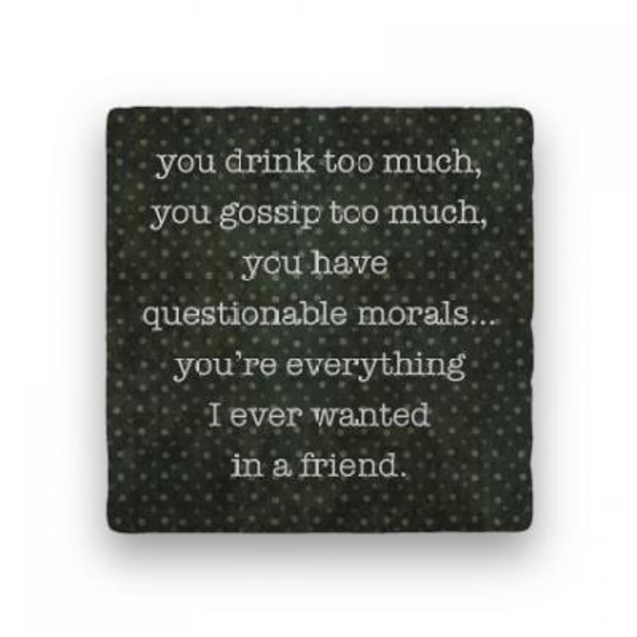 Friend drink coaster